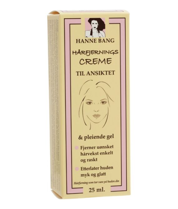 Hårfjerningscreme til ansiktet